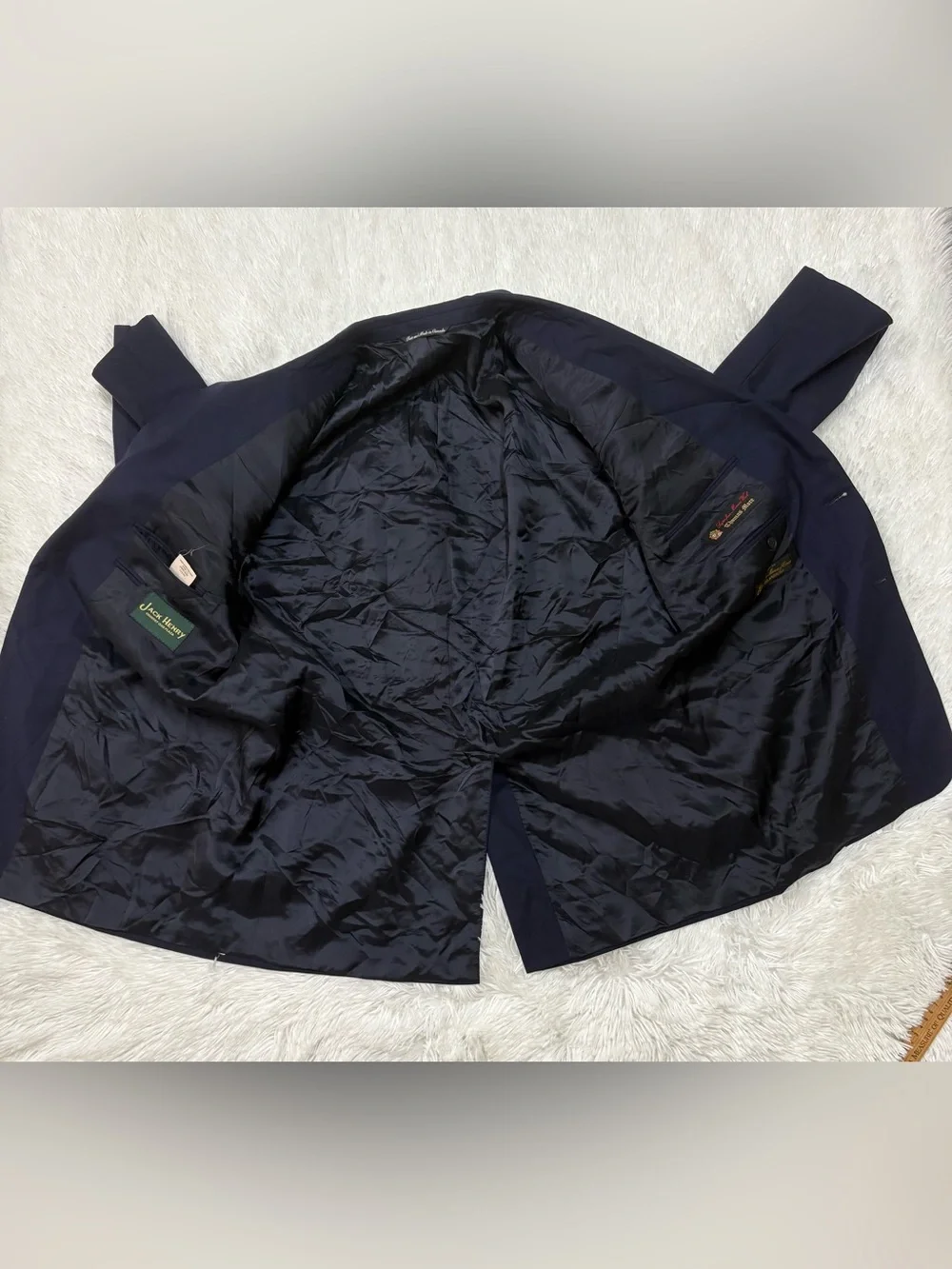 Loro Piana Navy Blazer with Gold Buttons